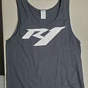 New Tank Top white R1 Yamaha Moto unisex